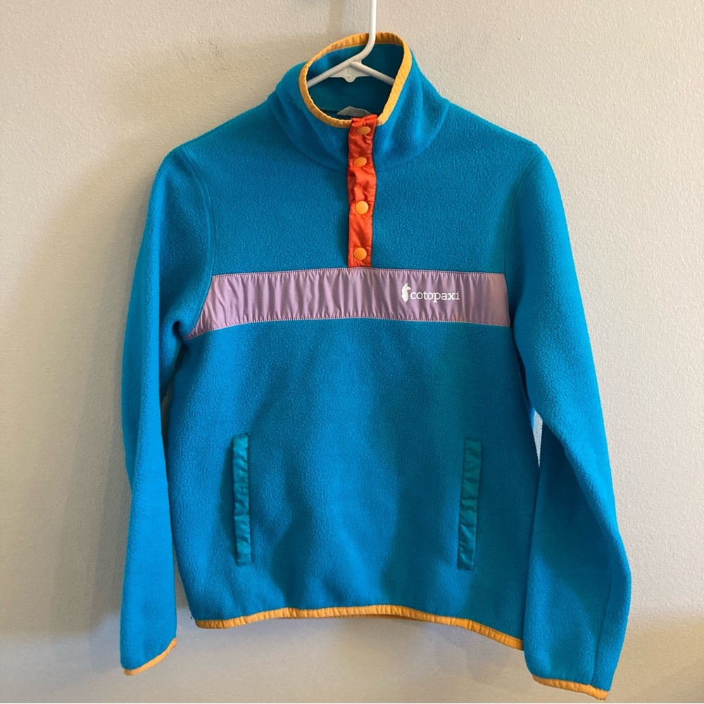 Cotopaxi Size Small June Bug Blue Teca Fleece Pullover
